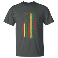 Happy Juneteenth Flag T Shirt Melanin Black Pride Pan African 1865 - Wonder Print Shop