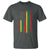 Happy Juneteenth Flag T Shirt Melanin Black Pride Pan African 1865 - Wonder Print Shop