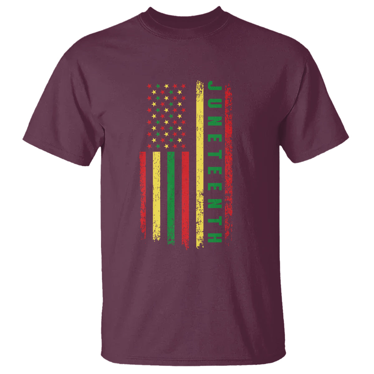 Happy Juneteenth Flag T Shirt Melanin Black Pride Pan African 1865 - Wonder Print Shop