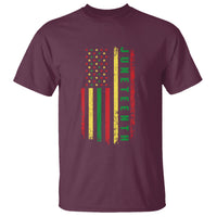 Happy Juneteenth Flag T Shirt Melanin Black Pride Pan African 1865 - Wonder Print Shop