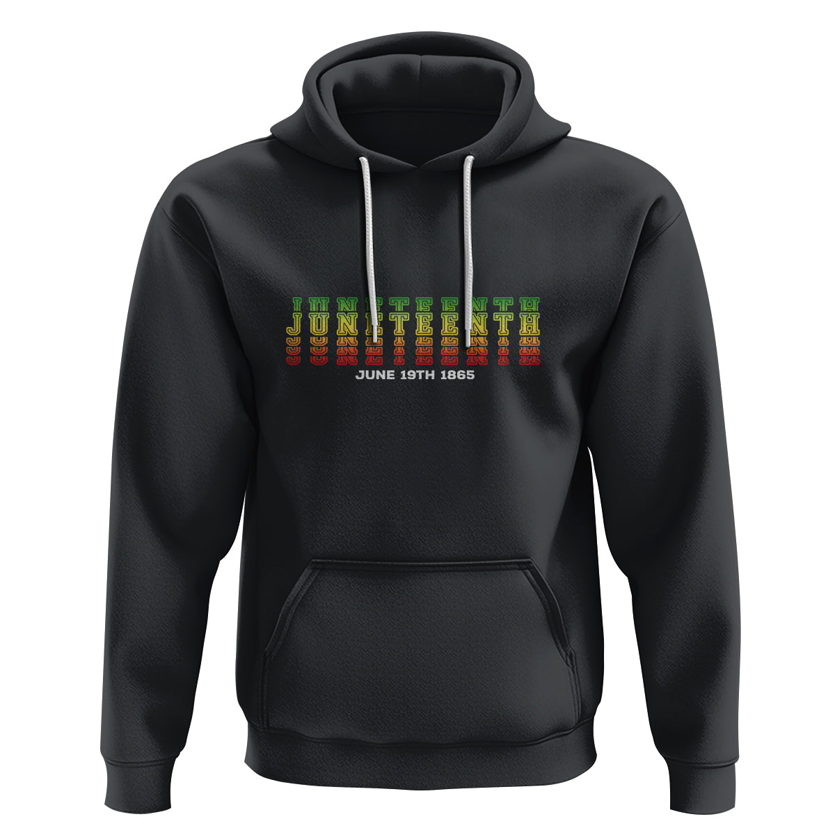 Happy Juneteenth Is My Independence Day Hoodie - Wonder Print Shop