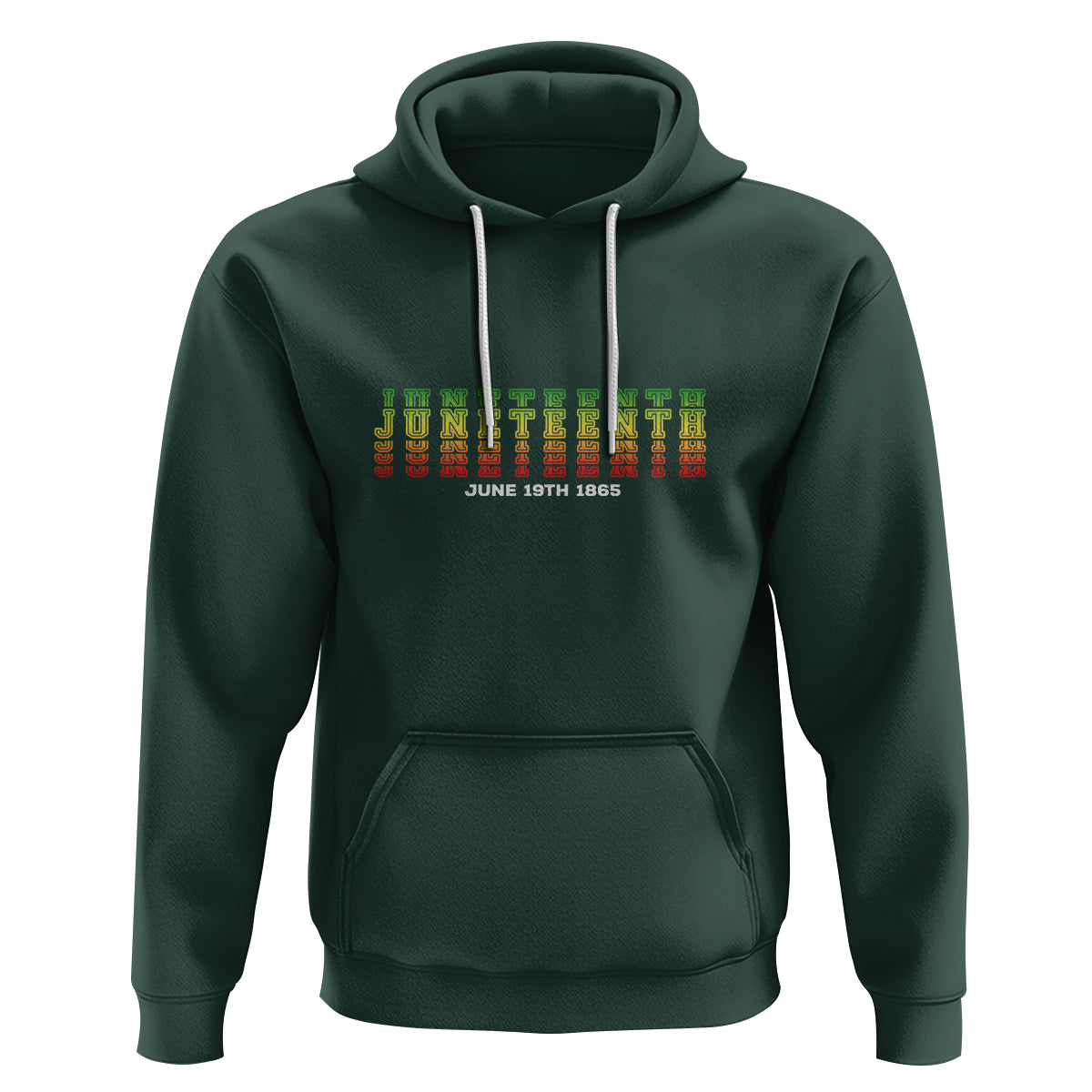 Happy Juneteenth Is My Independence Day Hoodie - Wonder Print Shop