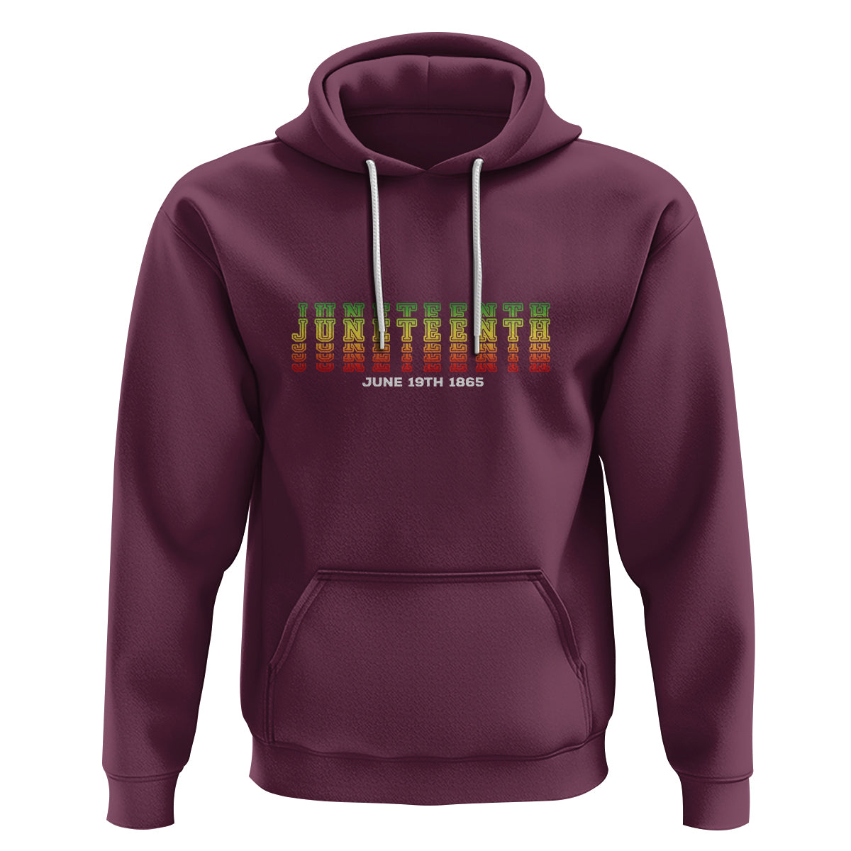 Happy Juneteenth Is My Independence Day Hoodie - Wonder Print Shop