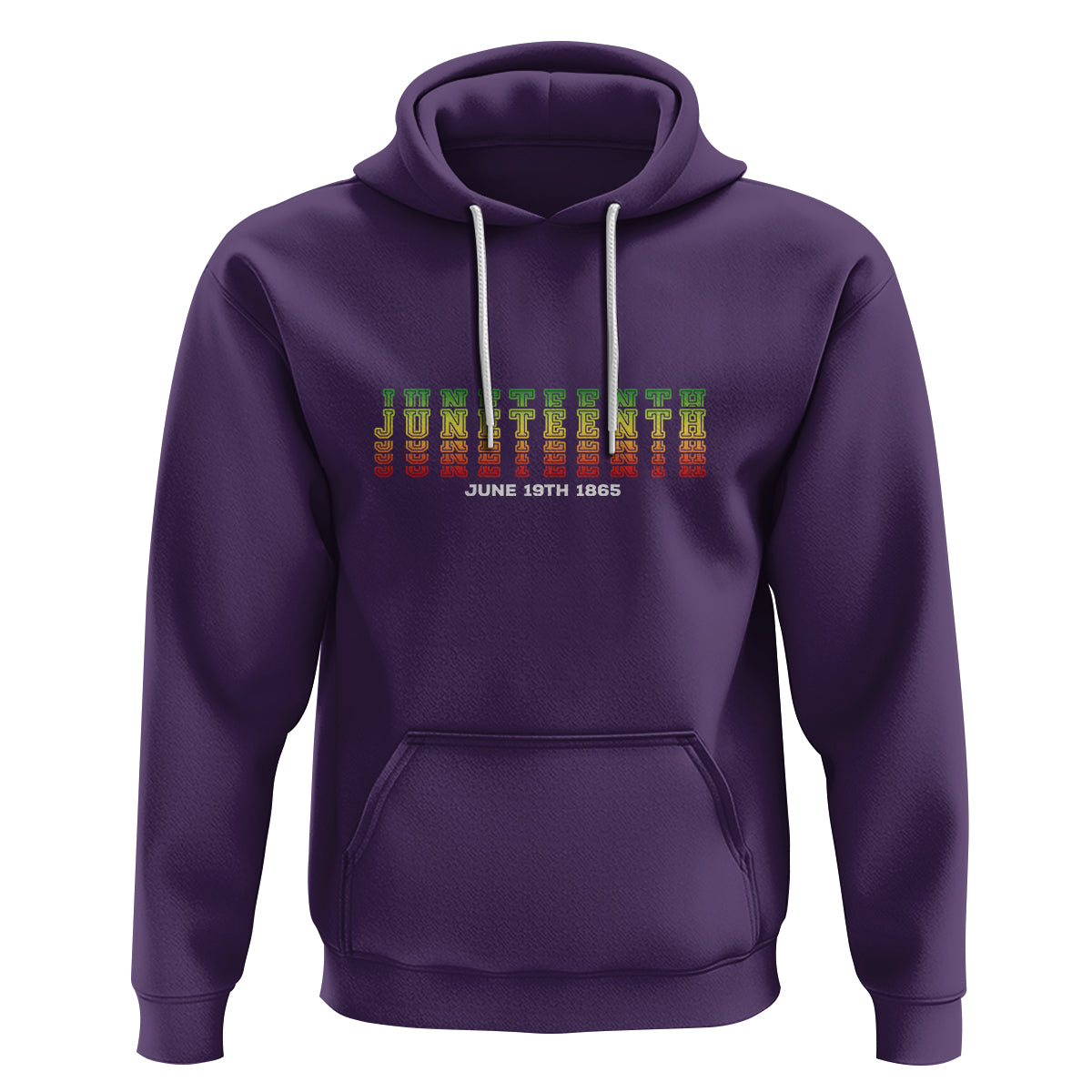 Happy Juneteenth Is My Independence Day Hoodie - Wonder Print Shop