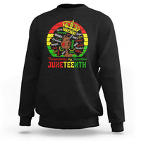 Black Women Sweatshirt Remembering My Ancestors Juneteenth Celebrate - Wonder Print Shop