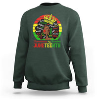 Black Women Sweatshirt Remembering My Ancestors Juneteenth Celebrate - Wonder Print Shop