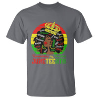 Black Women T Shirt Remembering My Ancestors Juneteenth Celebrate - Wonder Print Shop