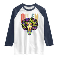Black Queen Raglan Shirt Proud Melanin Strong Educated Retro Vintage