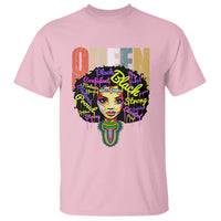 Black Queen T Shirt Proud Melanin Strong Educated Retro Vintage - Wonder Print Shop