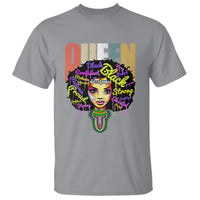Black Queen T Shirt Proud Melanin Strong Educated Retro Vintage - Wonder Print Shop