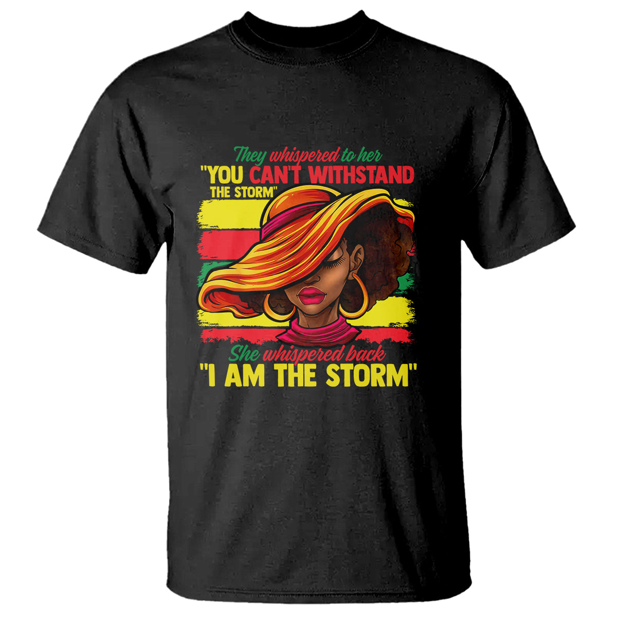 Proud Black African American Ladies Black History Month T Shirt - Wonder Print Shop