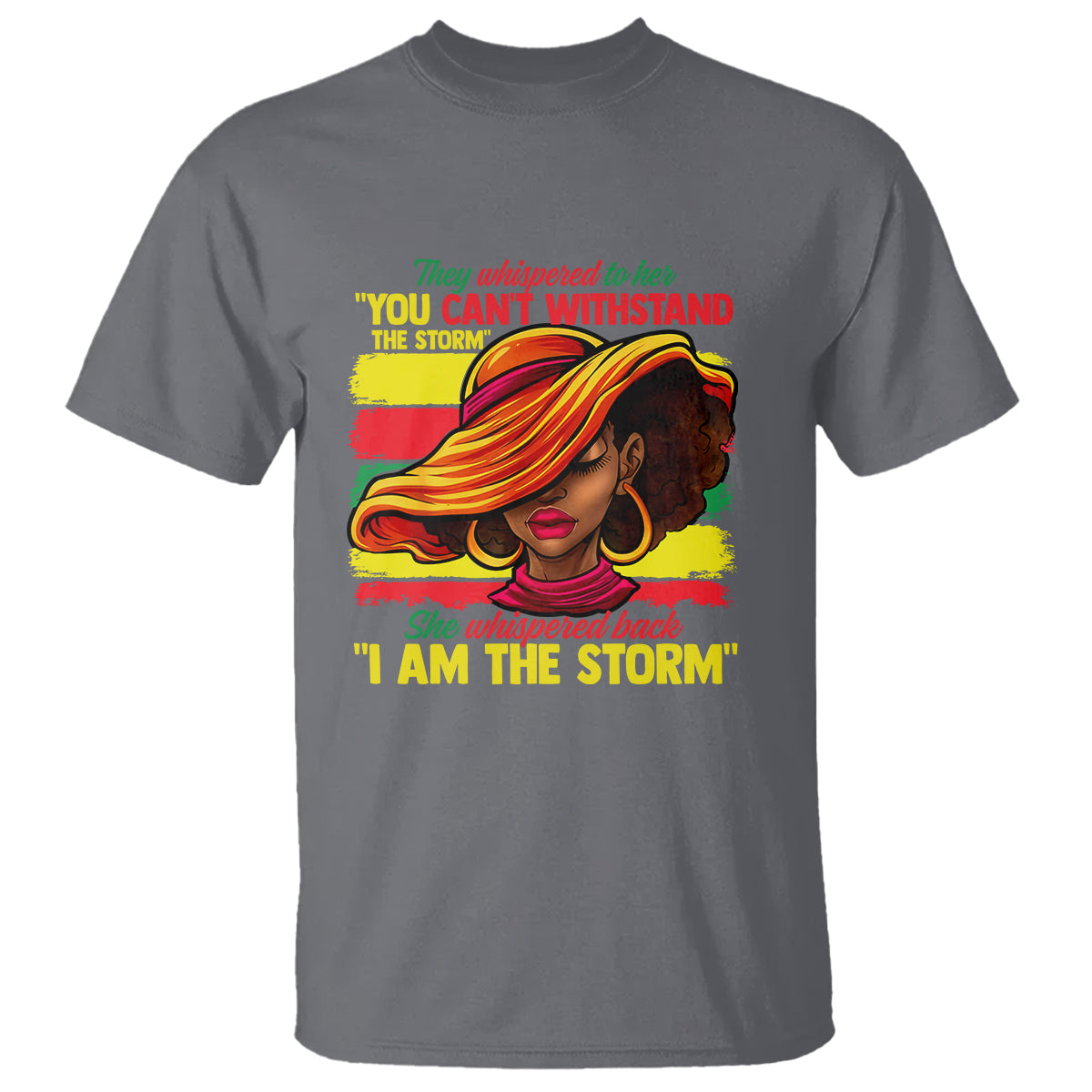 Proud Black African American Ladies Black History Month T Shirt - Wonder Print Shop