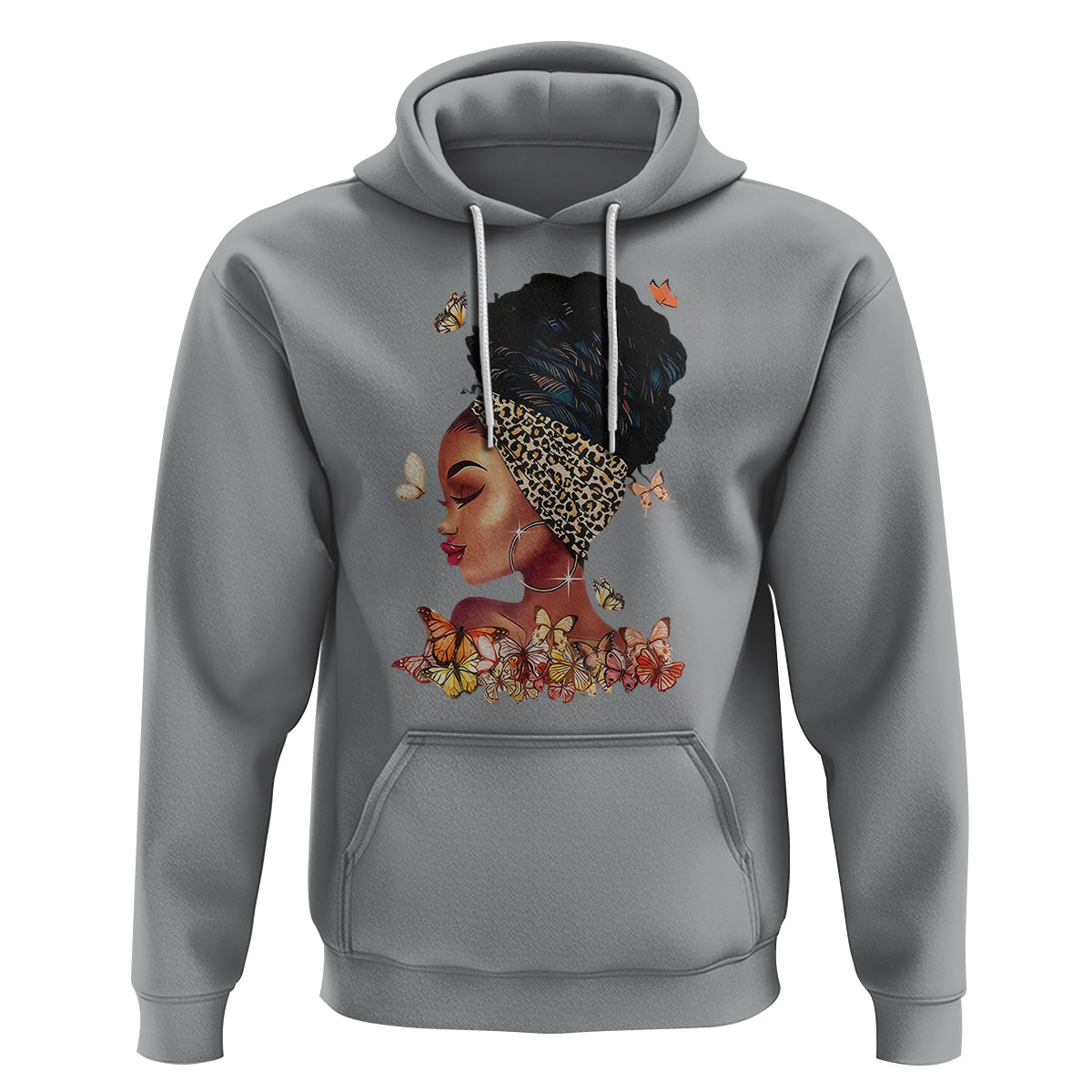 Black Girl Magic Afro Melanin Queen African American Women Hoodie - Wonder Print Shop