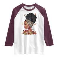 Black Girl Magic Raglan Shirt Afro Melanin Queen African American Women
