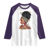 Black Girl Magic Raglan Shirt Afro Melanin Queen African American Women