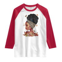 Black Girl Magic Raglan Shirt Afro Melanin Queen African American Women