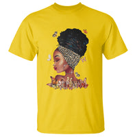 Black Girl Magic Afro Melanin Queen African American Women T Shirt - Wonder Print Shop