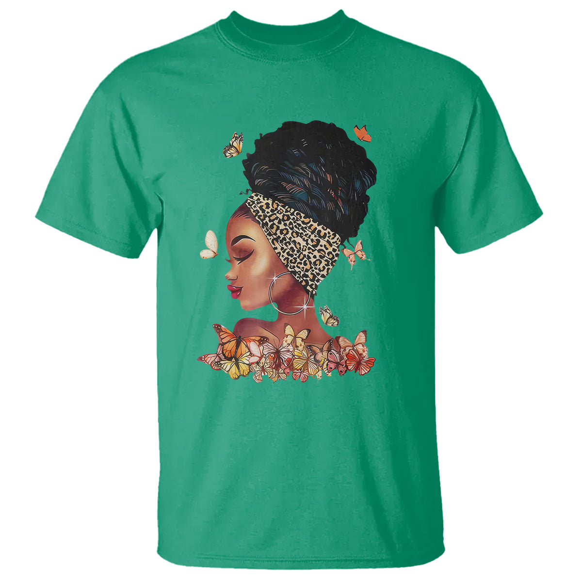 Black Girl Magic Afro Melanin Queen African American Women T Shirt - Wonder Print Shop
