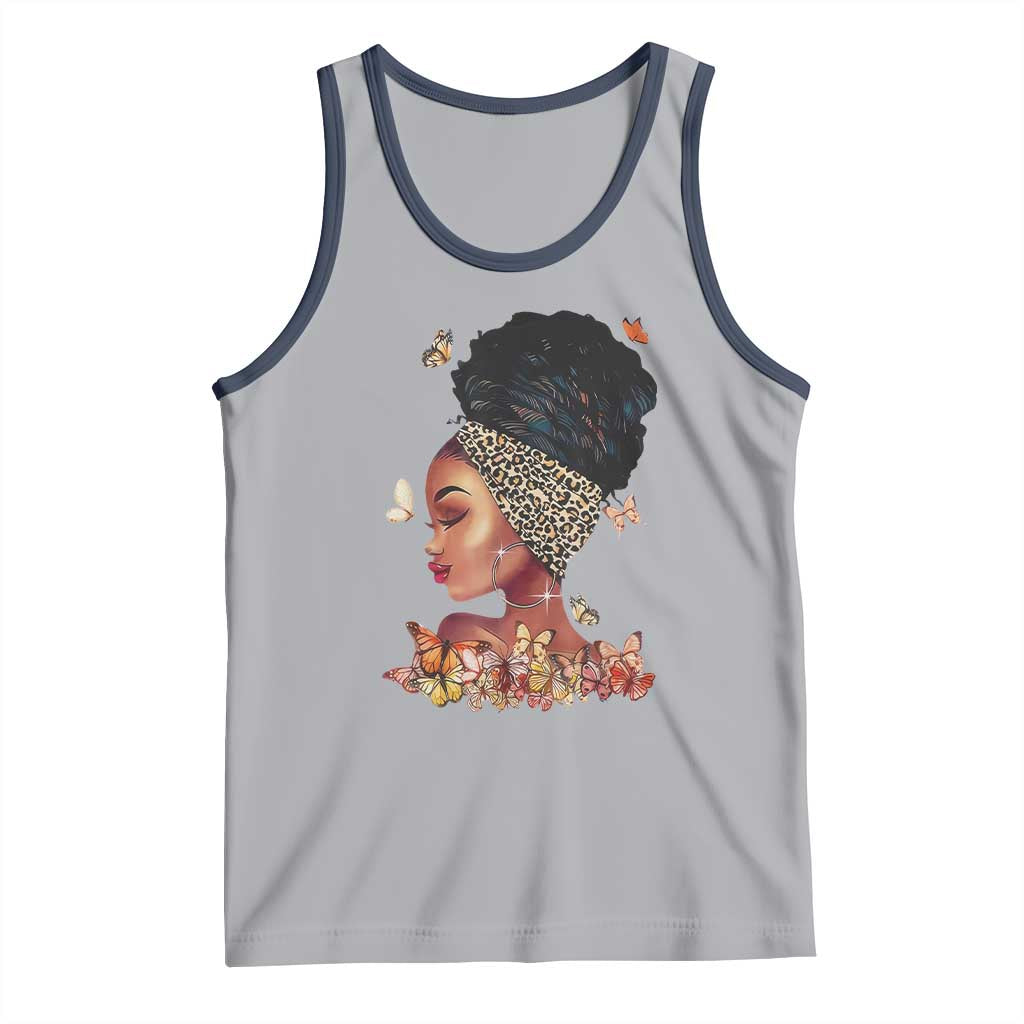 Black Girl Magic Tank Top Afro Melanin Queen African American Women
