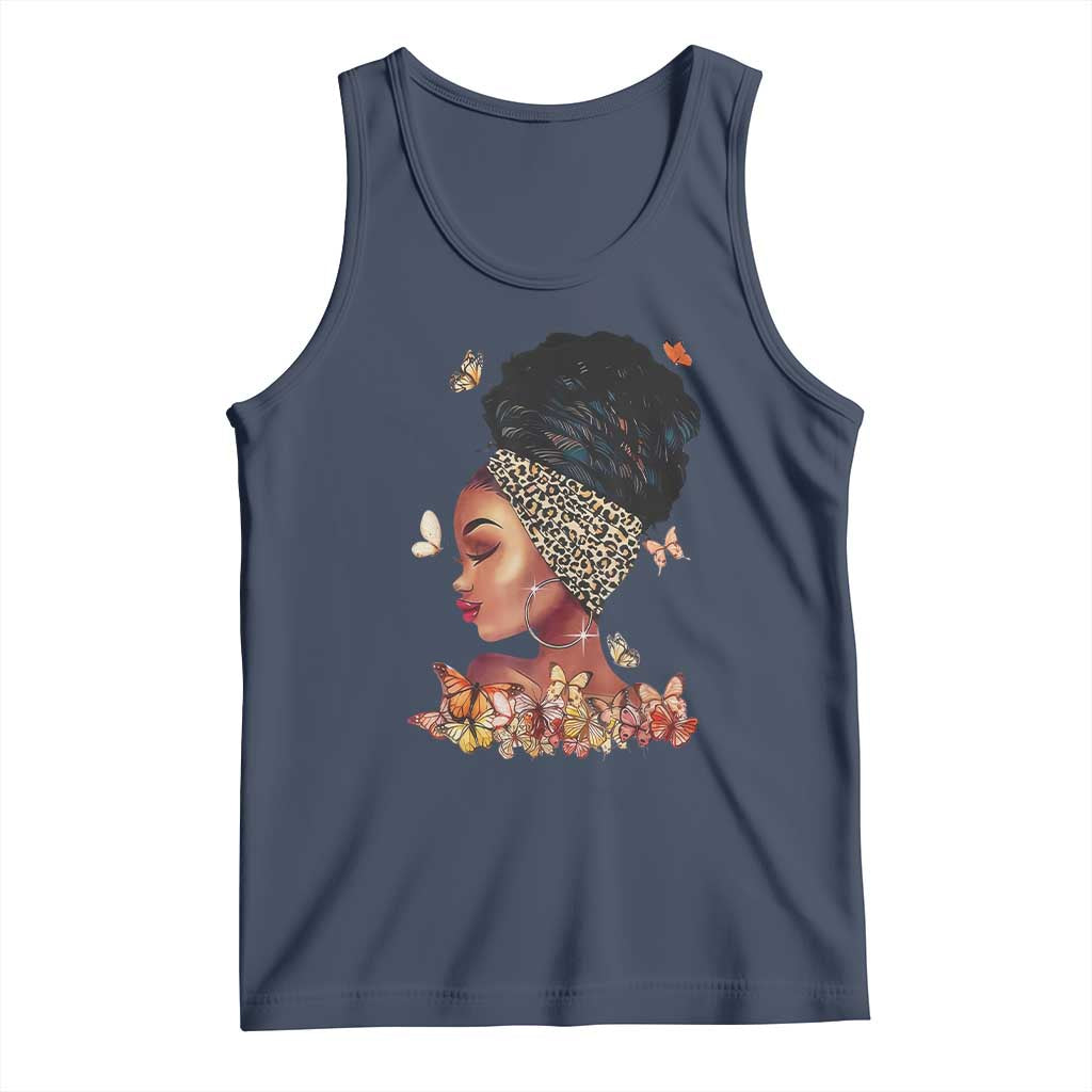 Black Girl Magic Tank Top Afro Melanin Queen African American Women