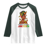 Black Women Raglan Shirt Remembering My Ancestors Juneteenth Celebration