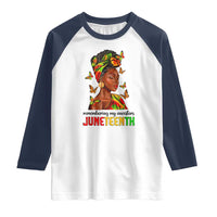 Black Women Raglan Shirt Remembering My Ancestors Juneteenth Celebration