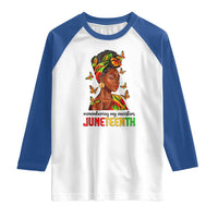 Black Women Raglan Shirt Remembering My Ancestors Juneteenth Celebration