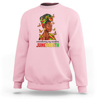 Remembering My Ancestors Juneteenth Celebrate Black Women Sweatshirt - Wonder Print Shop