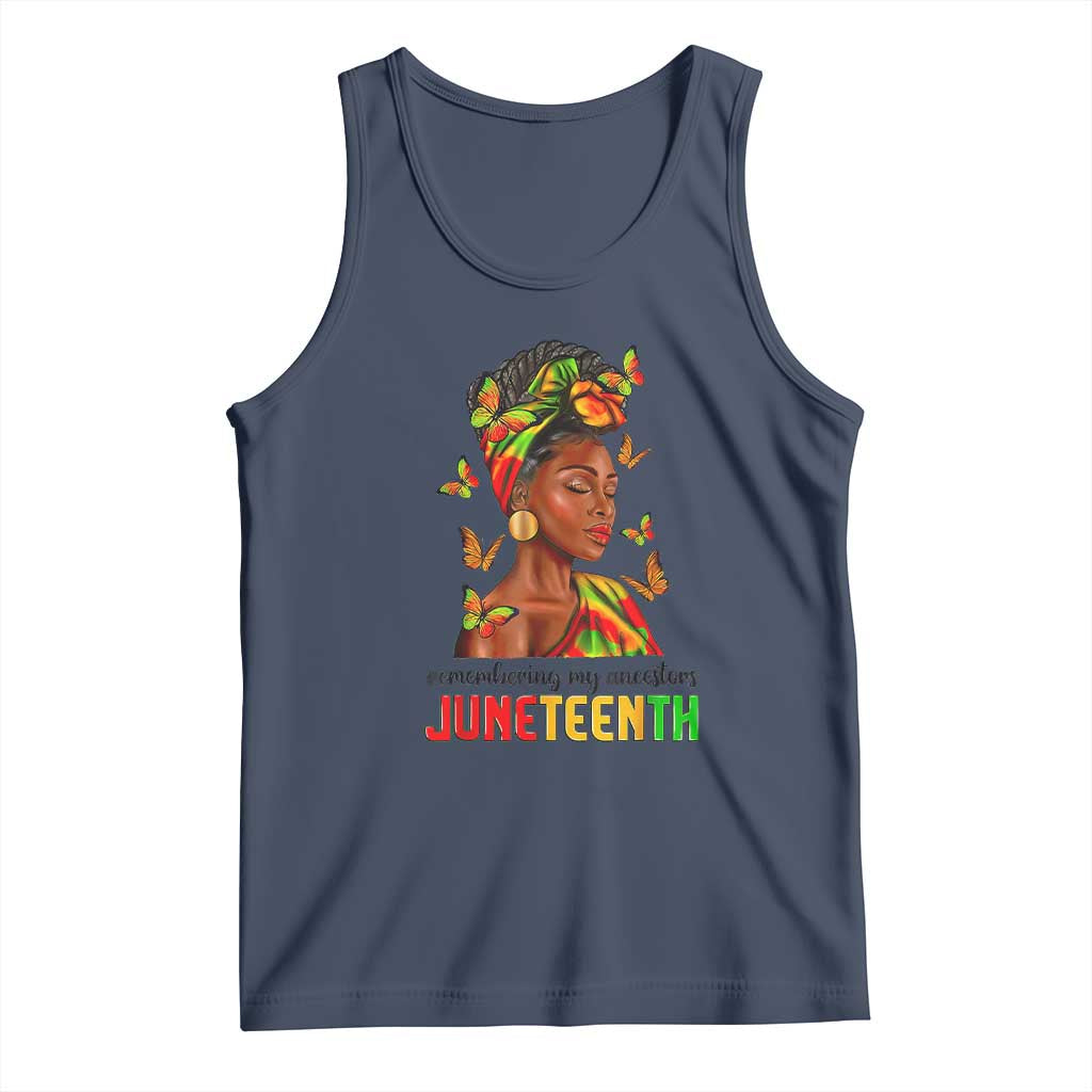 Black Women Tank Top Remembering My Ancestors Juneteenth Celebration