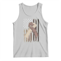 Black American Tank Top US Flag Holding Hands