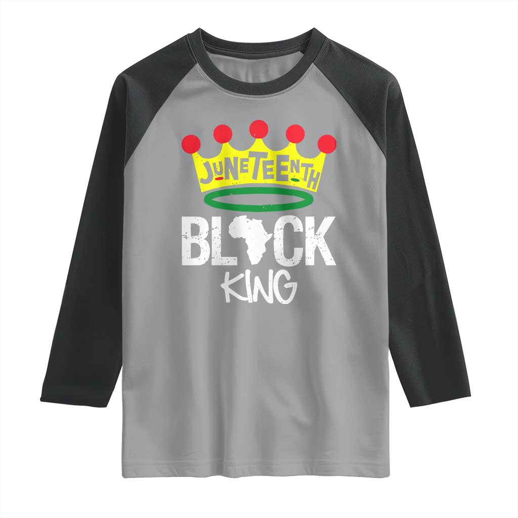 Juneteenth Black King Raglan Shirt 1865 African Pride Black Power