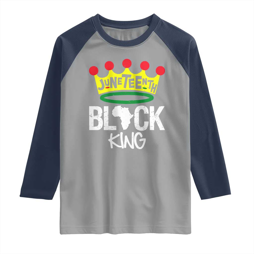 Juneteenth Black King Raglan Shirt 1865 African Pride Black Power