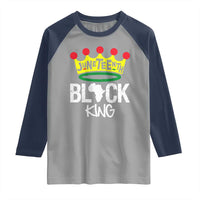 Juneteenth Black King Raglan Shirt 1865 African Pride Black Power