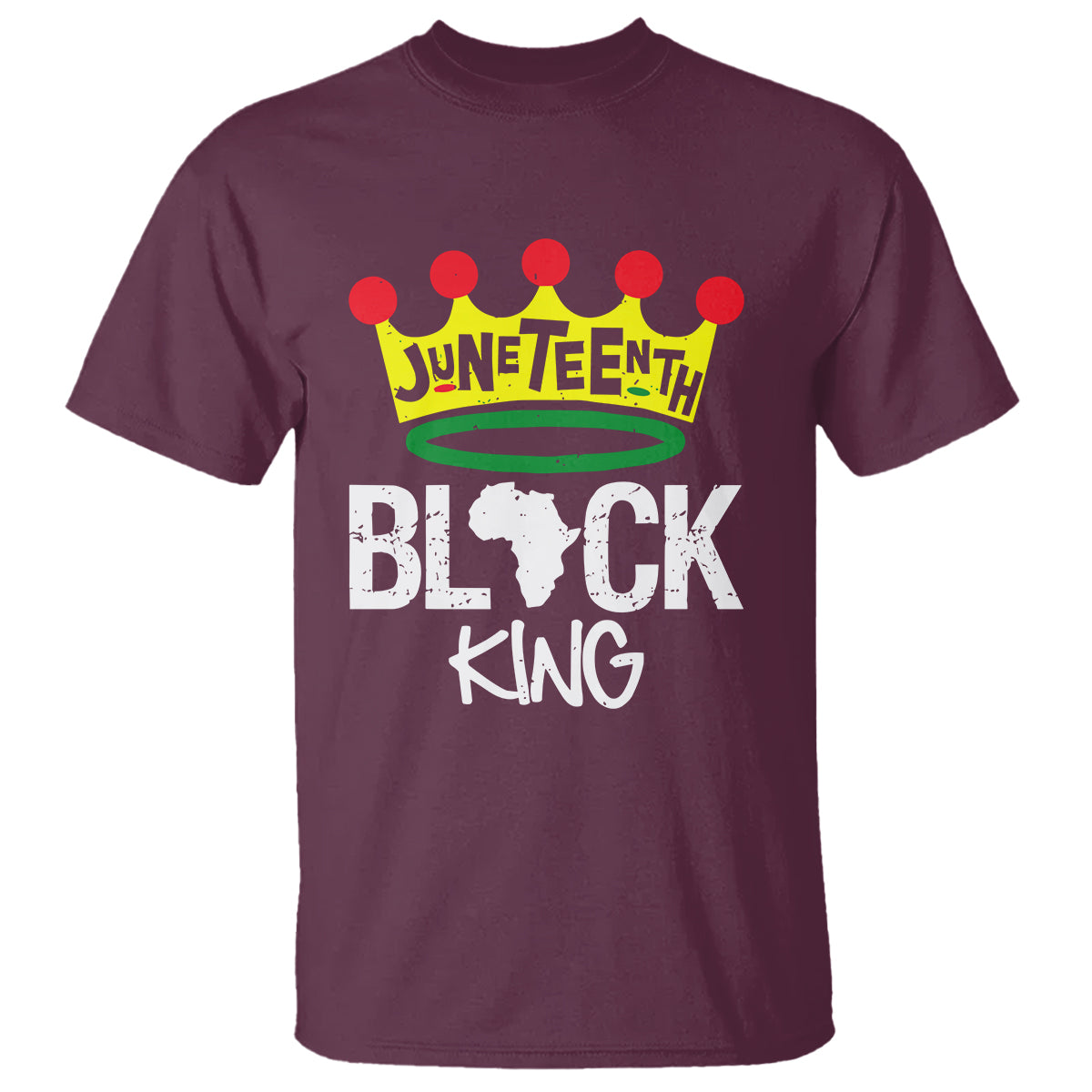 African King T Shirt Black King Black Power Black History Month 1865 Juneteenth - Wonder Print Shop