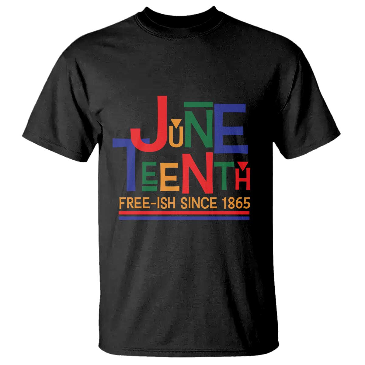 Free Ish T Shirt Juneteenth Celebration Since 1865 Retro - Wonder Print Shop