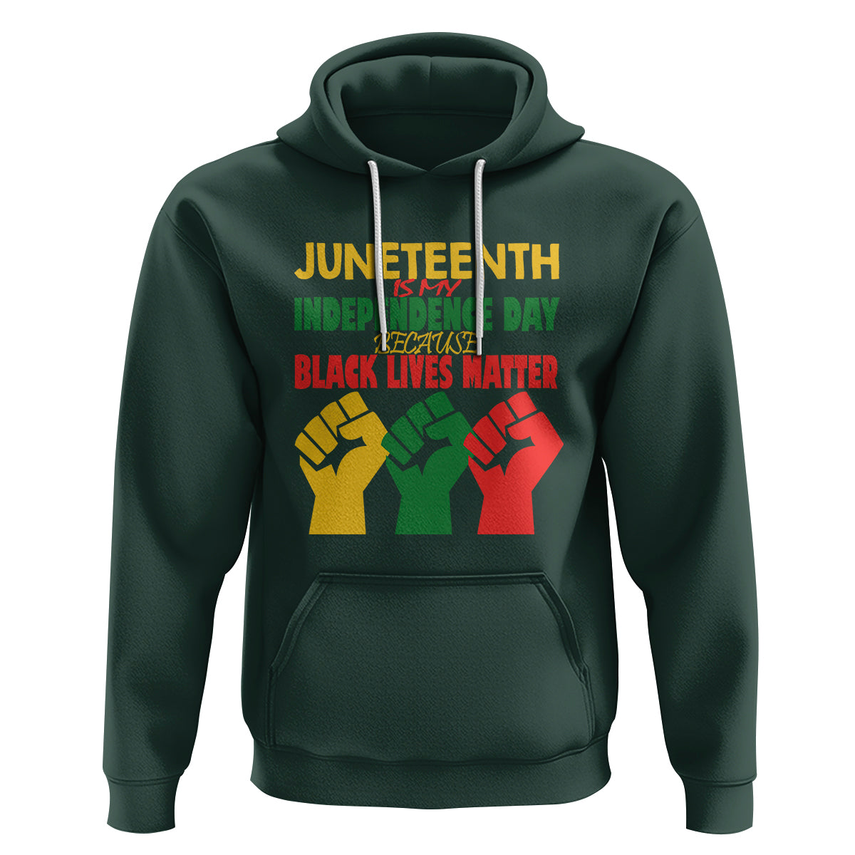 Juneteenth Is My Independence Day Hoodie Because BLM - Wonder Print Shop