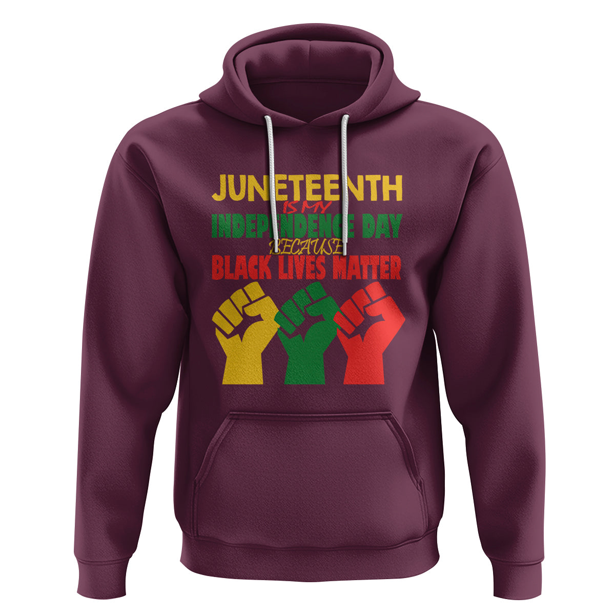 Juneteenth Is My Independence Day Hoodie Because BLM - Wonder Print Shop