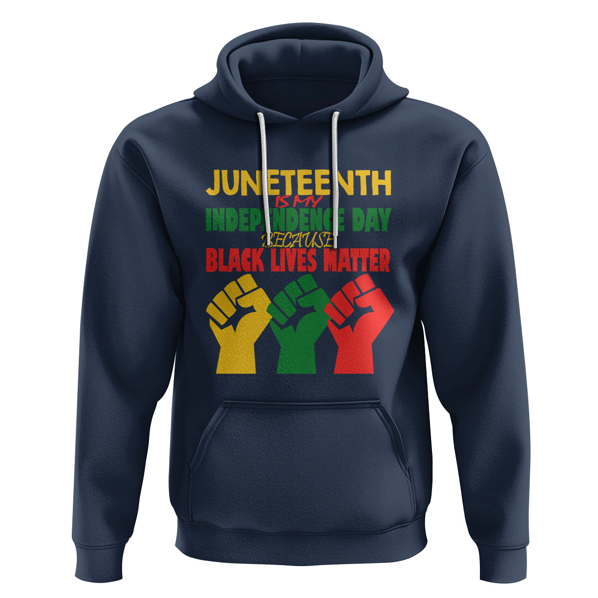 Juneteenth Is My Independence Day Hoodie Because BLM - Wonder Print Shop