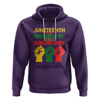 Juneteenth Is My Independence Day Hoodie Because BLM - Wonder Print Shop