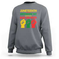 Juneteenth Is My Independence Day Sweatshirt Because BLM - Wonder Print Shop