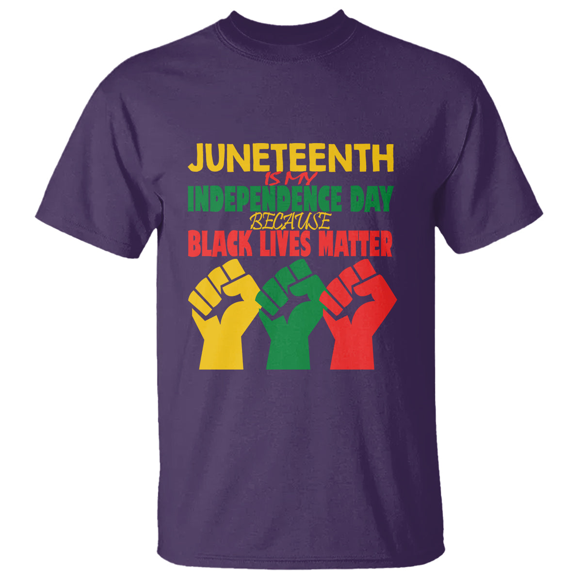 Juneteenth Is My Independence Day T Shirt Because BLM - Wonder Print Shop