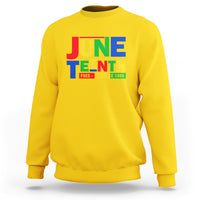 Juneteenth Free Ish Since 1865 Sweatshirt - Wonder Print Shop