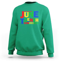 Juneteenth Free Ish Since 1865 Sweatshirt - Wonder Print Shop