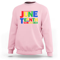 Juneteenth Free Ish Since 1865 Sweatshirt - Wonder Print Shop
