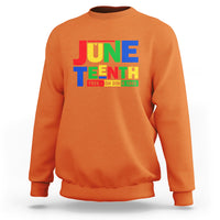 Juneteenth Free Ish Since 1865 Sweatshirt - Wonder Print Shop
