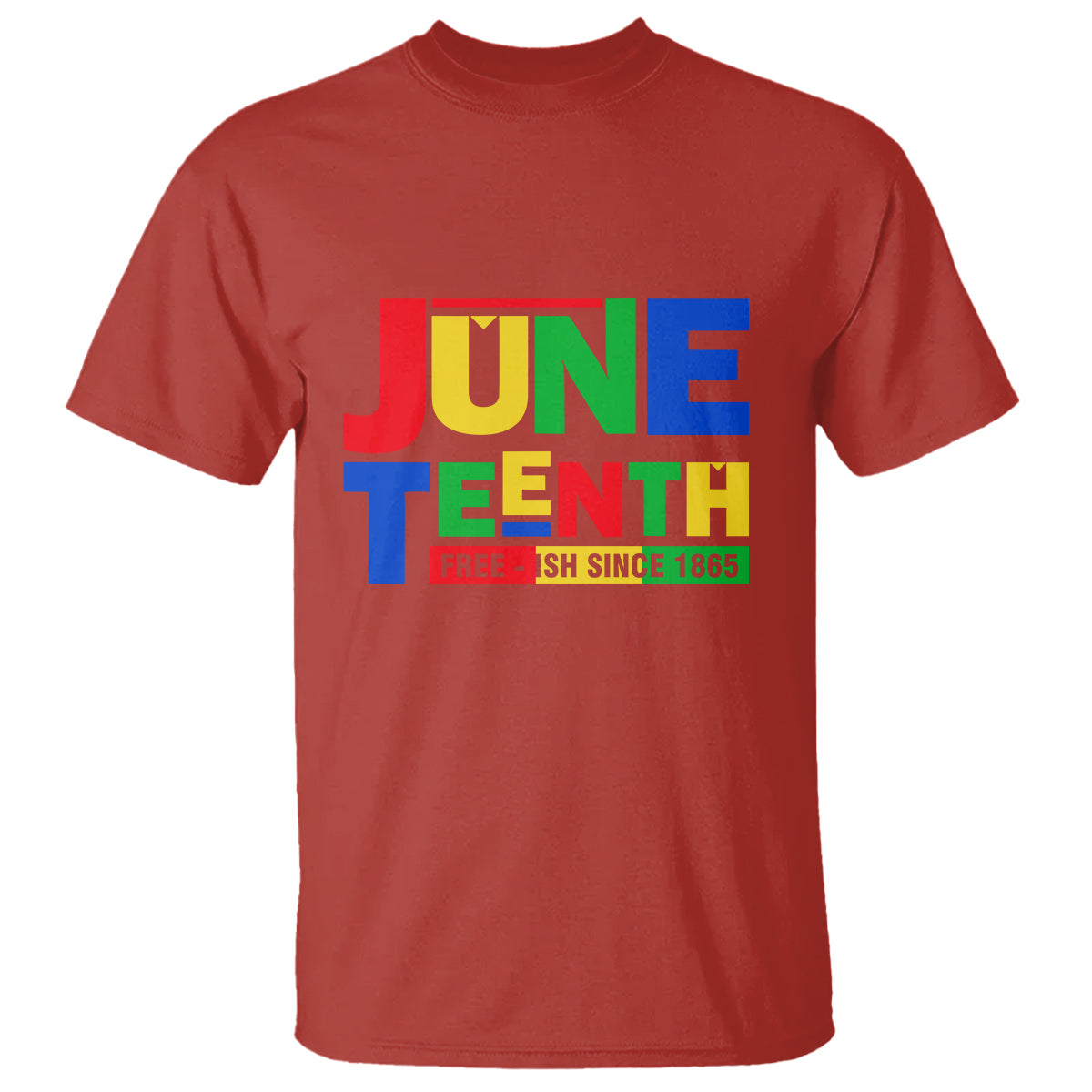 Juneteenth Free Ish Since 1865 T Shirt - Wonder Print Shop