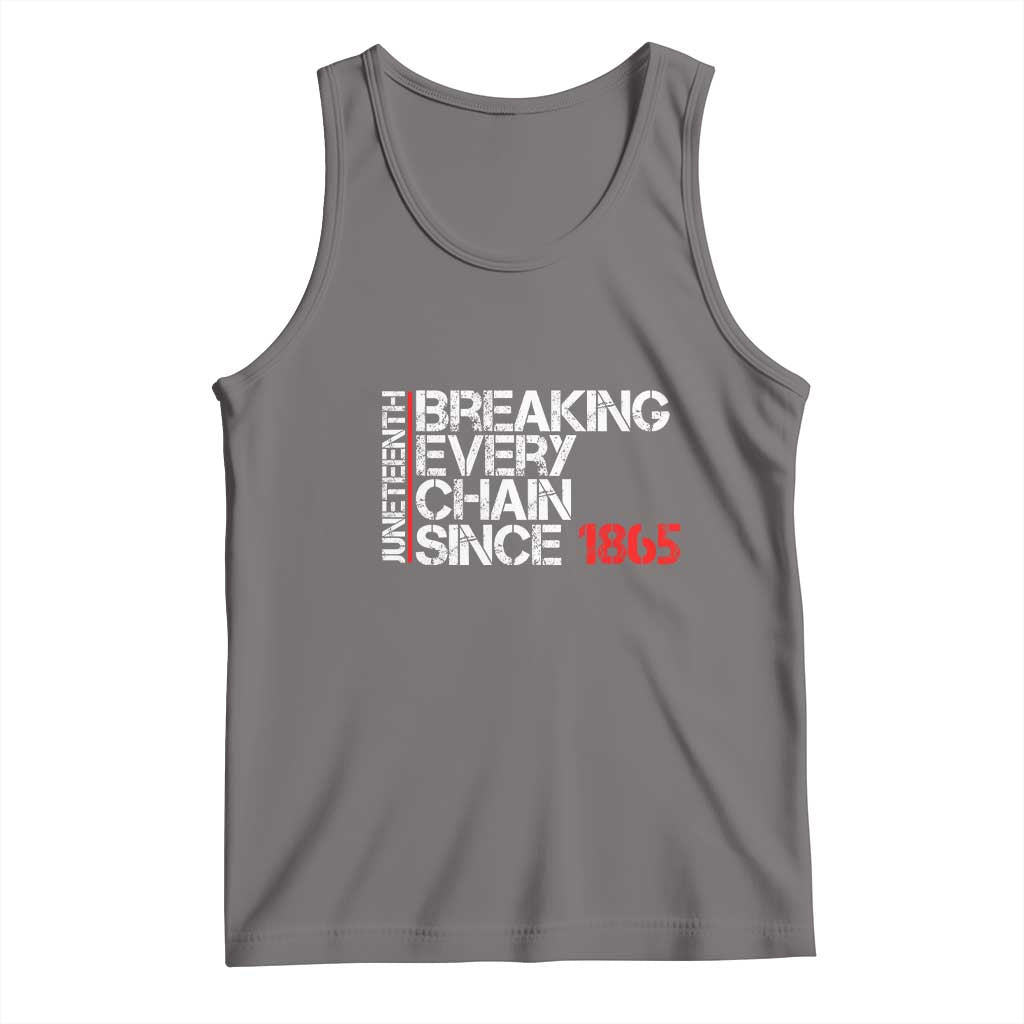 Juneteenth Breaking Every Chain Tank Top Since 1865