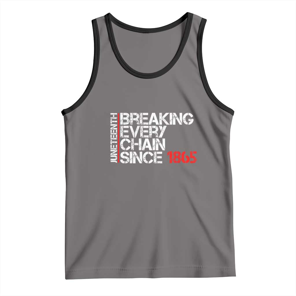 Juneteenth Breaking Every Chain Tank Top Since 1865