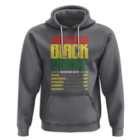 Juneteenth Black Prince Nutrition Facts Hoodie - Wonder Print Shop