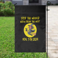 Halloween Witchy Garden Flag Stop The Wicked From The West - Wonder Print Shop